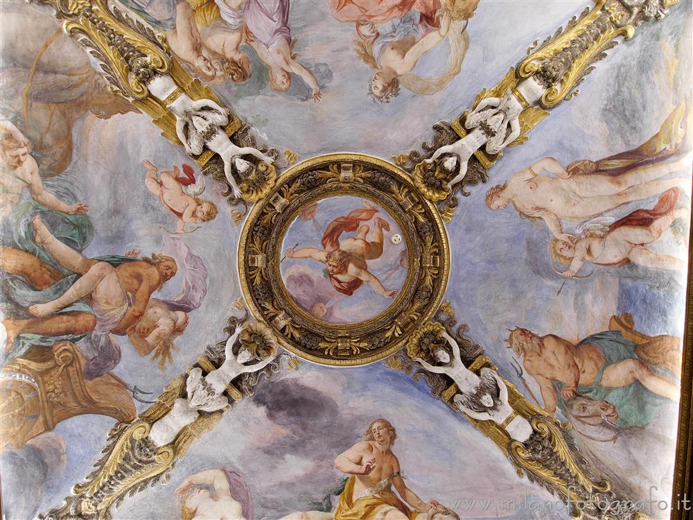 Masserano (Biella, Italy) - Vault of the Aeolus Room in the Palace of the Princes